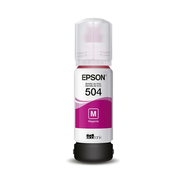 Refil de Tinta Epson T504 Magenta Refil de Tinta Epson T504 Magenta