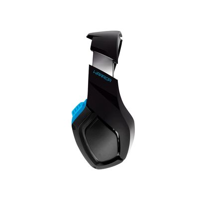 Headset Gamer Warrior Preto e Azul com LED PH244
