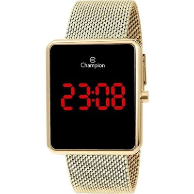 Relógio Champion Feminino Digital Dourado Ch48180v