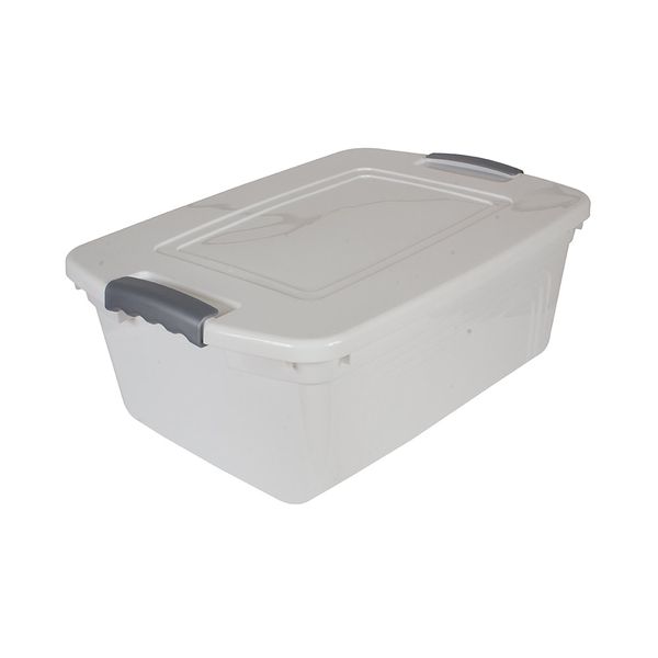 Caixa Organizadora São Bernardo em Plástico Branco 20L