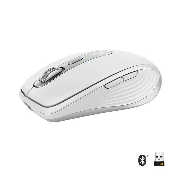 Mouse Logitech sem Fio MX Anywhere 3 Unifying e Bluetooth Cinza Claro Mouse Logitech sem Fio MX Anywhere 3 Unifying e Bluetooth Cinza Claro