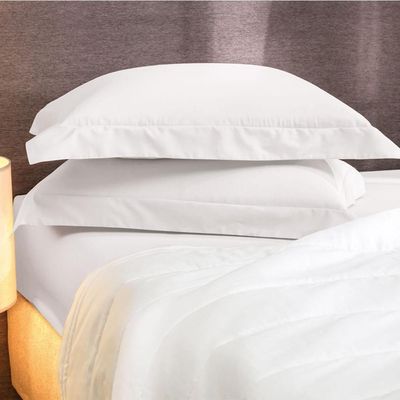 Lençol Com Elástico Queen Altenburg Algodão Lux 200 Fios Branco