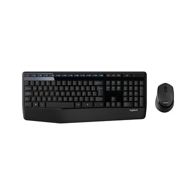 Kit Teclado e Mouse Logitech MK345 Teclado com Apoio Preto
