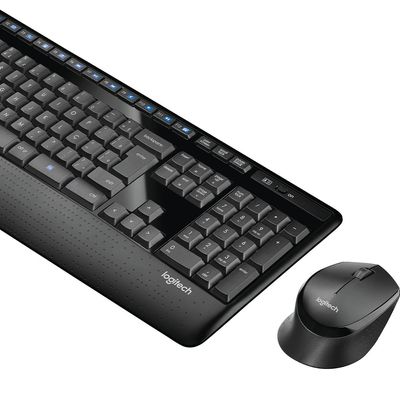 Kit Teclado e Mouse Logitech MK345 Teclado com Apoio Preto
