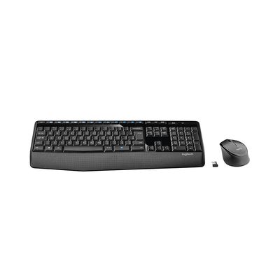 Kit Teclado e Mouse Logitech MK345 Teclado com Apoio Preto