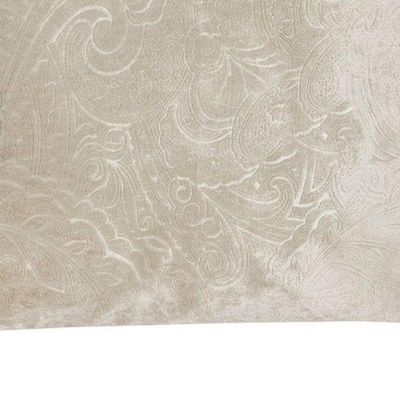 Almofada Decorativa Ellen Veludo Jacquard Com Refil 100% Poliéster - Marfim