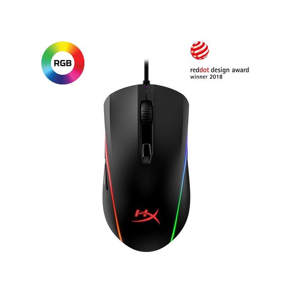 Mouse Gamer HyperX Pulsefire Surge RGB 6 botões 16000DPI Preto - HX-MC002B Mouse Gamer HyperX Pulsefire Surge RGB 6 botões 16000DPI Preto - HX-MC002B