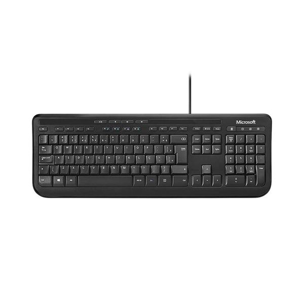Teclado e Mouse Microsoft Wired Desktop 600 Multímidia Preto APB00005 Teclado e Mouse Microsoft Wired Desktop 600 Multímidia Preto APB00005