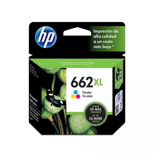 Cartucho de Tinta HP 662XL Colorido CZ106AB