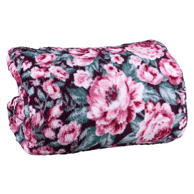 Manta Camesa Casal Floral 180 cm x 200 cm