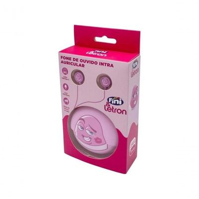 Fone De Ouvido Letron Fini Beijo Rosa