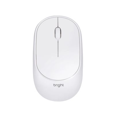 Mouse sem Fio Bright MS001 Branco