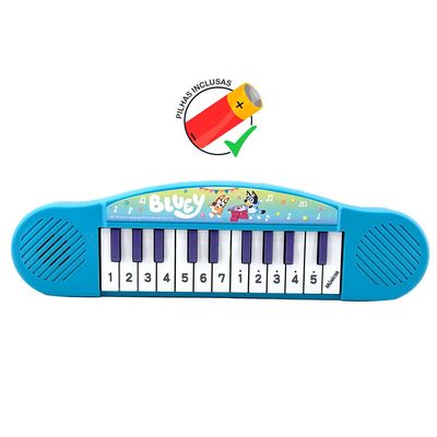 Teclado Musical Bluey Candide- Pilhas Inclusas