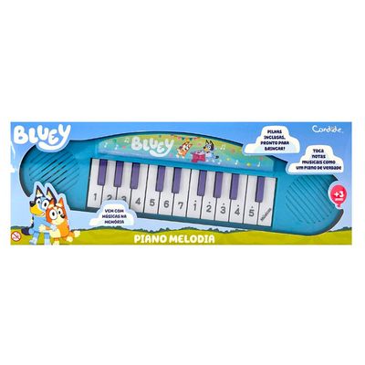 Teclado Musical Bluey Candide- Pilhas Inclusas
