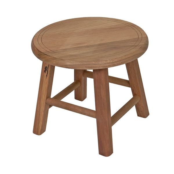Banco Metalnew Lyptus Madeira Natural 27cm
