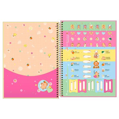 Caderno Universitário 1M Feminino Capyclub 359203 - Tilibra