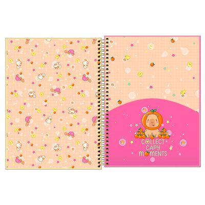 Caderno Universitário 1M Feminino Capyclub 359203 - Tilibra