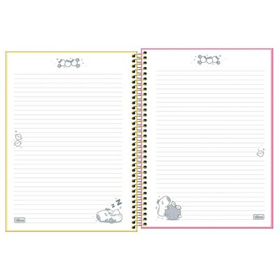 Caderno Universitário 1M Feminino Capyclub 359203 - Tilibra