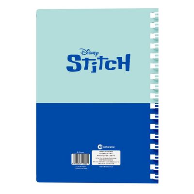 Caderno universitário 10M Feminino Stitch 707190233  - Culturama