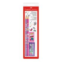 Kit Escrita Glimmer Viagem 4 Peças Faber-Castell