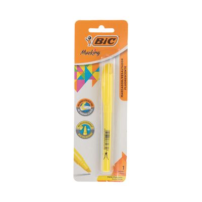 Marcador De Texto Liner Amarela Bic