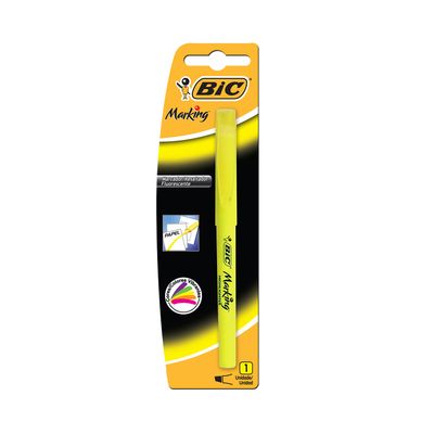 Marcador De Texto Liner Amarela Bic