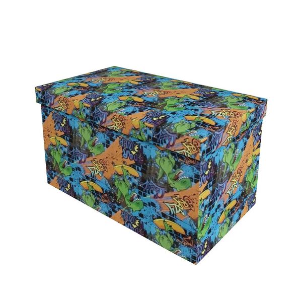 Puff Baú Belladecor Desmontável 72x36cm Dino