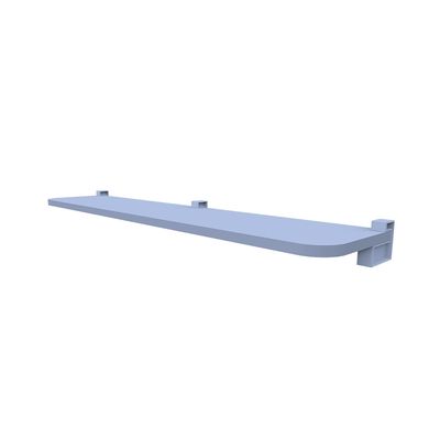 Prateleira Serenity Pratk 1,5x25x100cm com Suporte Azul