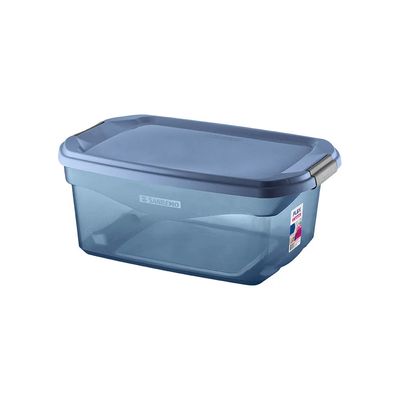 Caixa Organizadora Sanremo Flex em Plástico Azul 20 Litros