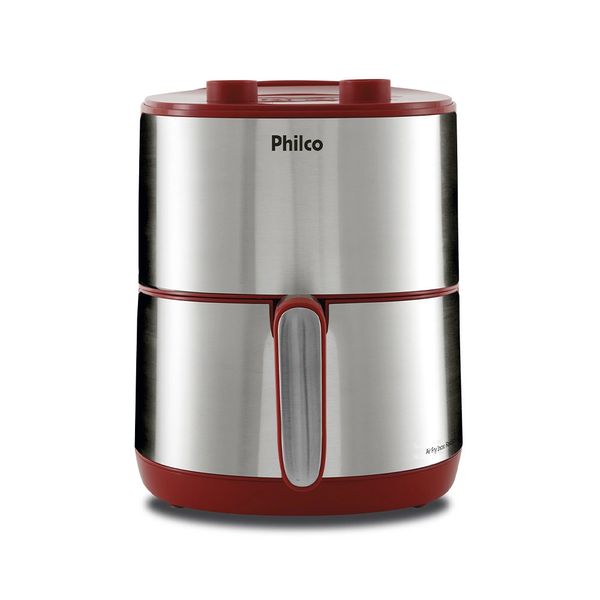 Fritadeira Elétrica Air Fryer Philco Redstone PFR10VI Inox 4L Vermelha - 127V Fritadeira Elétrica Air Fryer Philco Redstone PFR10VI Inox 4L Vermelha - 127V