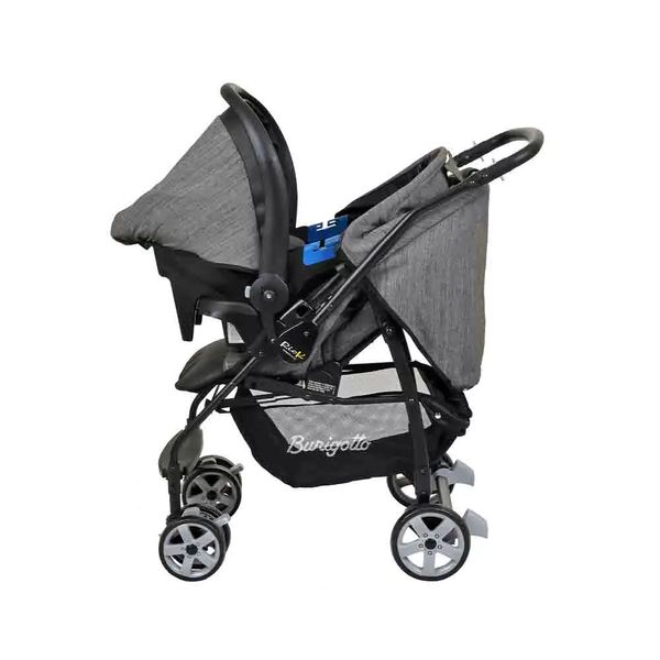 Carrinho de Bebê Travel System Rio K-Mesclado Preto de 0 a 15kg