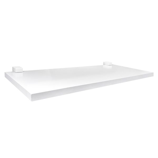 Prateleira Prat-K Me Leve com Suporte Branco 1,2x15x40cm