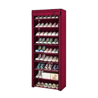 Armario Sapateira Grande 30 Pares A Prova De Poeira 10 Prateleiras Rack Organizador
