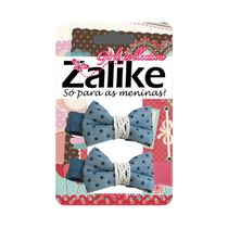 Pressilha para Cabelo Zalike Jeans Mini com 2 Unidades