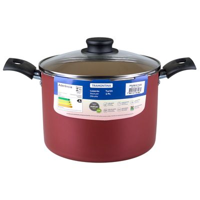 Caldeirão Aluminio 20CM Turim Tramontina Vermelho