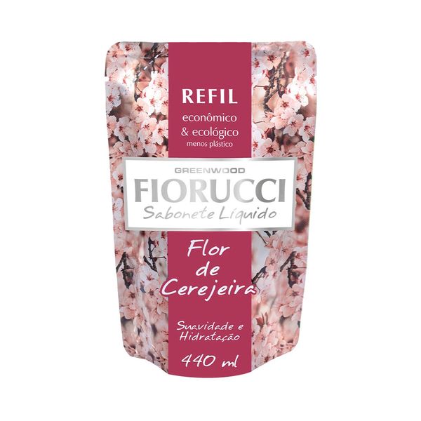 Refil Sabonete Líquido Fiorucci Flor de Cerejeira 440ml