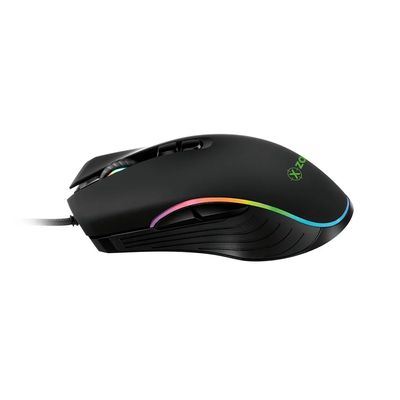 Mouse Gamer X-Zone GMF-01 RGB, 7 Botões, 4800DPI Preto