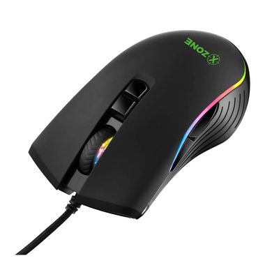 Mouse Gamer X-Zone GMF-01 RGB, 7 Botões, 4800DPI Preto