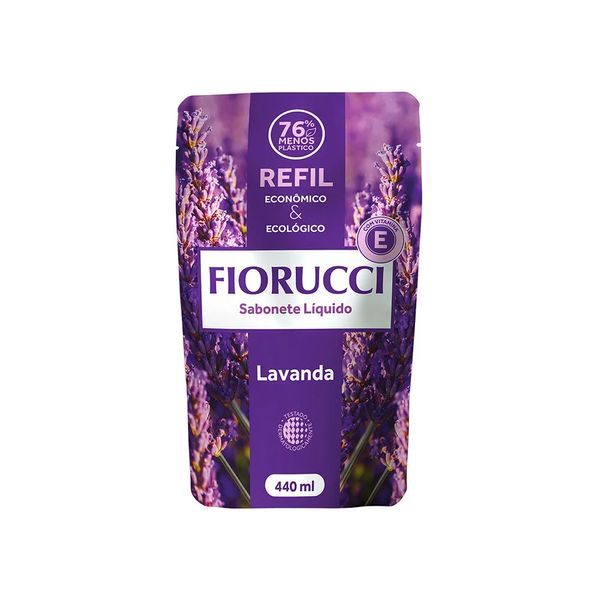 Refil Sabonete Líquido Fiorucci Lavanda 440ml