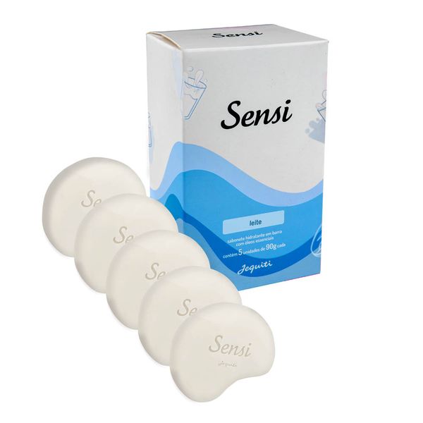 Sabonete Hidratante Em Barra Jequiti Sensi Leite 5x 90g