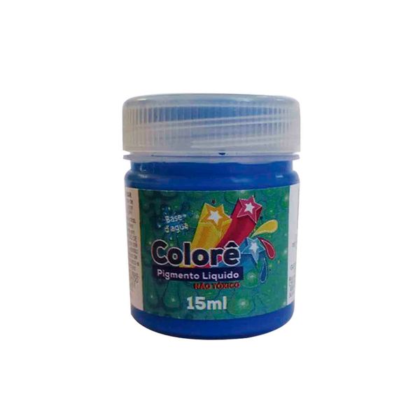 Corante Líquido Neon com 15ml Azul