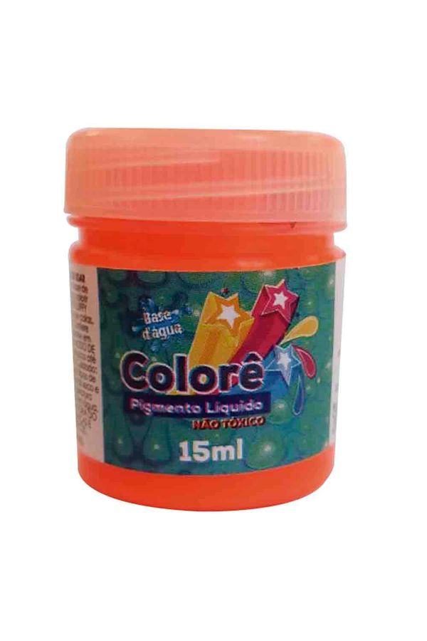Corante Líquido Neon com 15ml Laranja