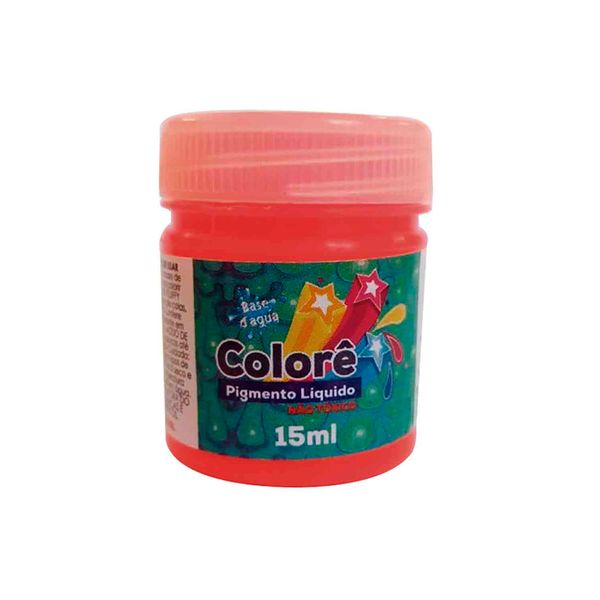 Corante Líquido Neon com 15ml Pink Corante Líquido Neon com 15ml Pink
