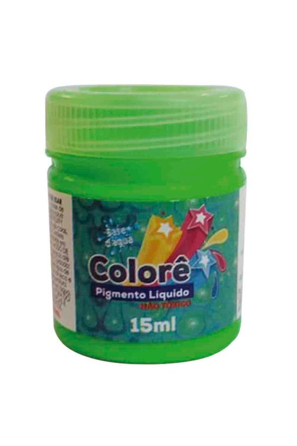 Corante Líquido Neon com 15ml Verde