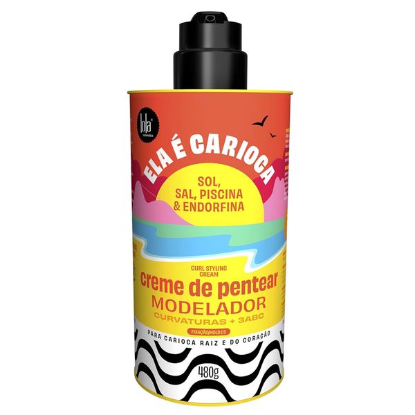 Creme de Pentear Ela é Carioca 3ABC Lola Cosmetics 480g Creme de Pentear Ela é Carioca 3ABC Lola Cosmetics 480g