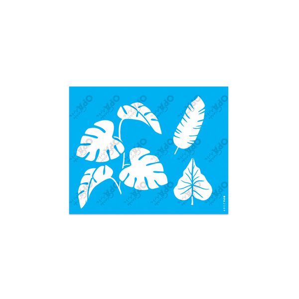 Stencil Opa 20x25 Plantas Tropicais 2589