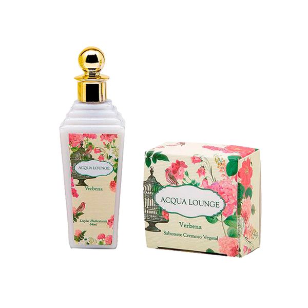 Kit Acqua Lounge Coffret Petit Verbena com Loção Hidratante 64ml e Sabonete Paris 40g