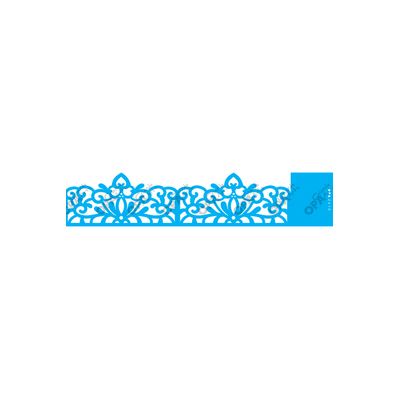 Stencil Opa 6x30 Renda Arababesco Flor 2410