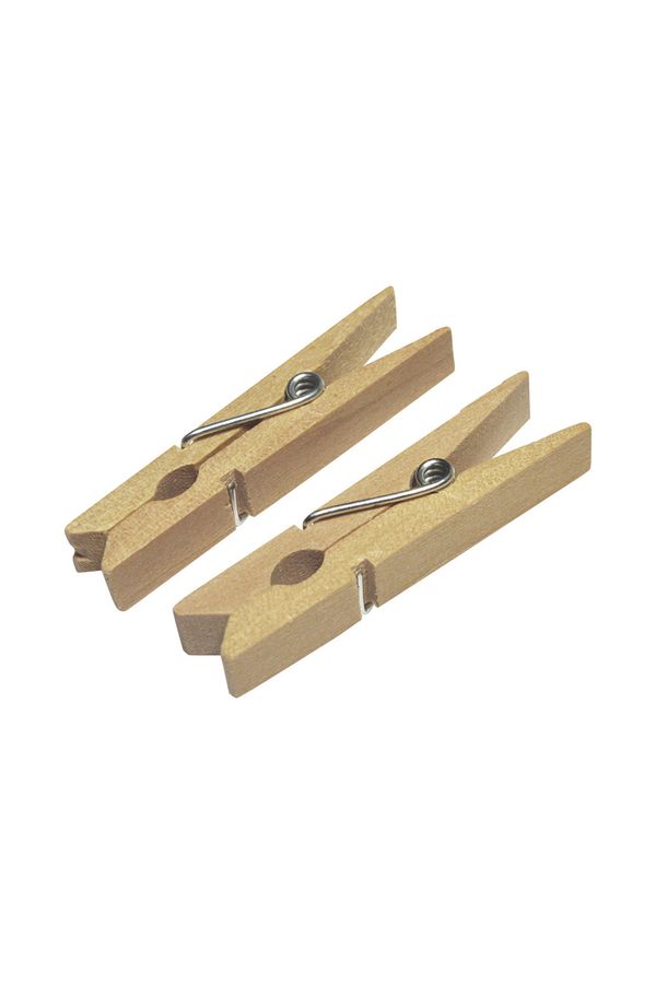 Mini Pregador Prendedor 4,5cm com 25 Unidades Cru