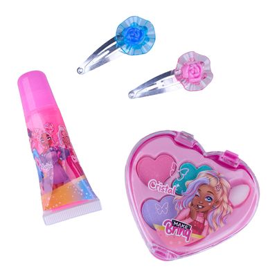 Bolsa Kit de Maquiagem Infantil Polibrinq com 7 Peças
